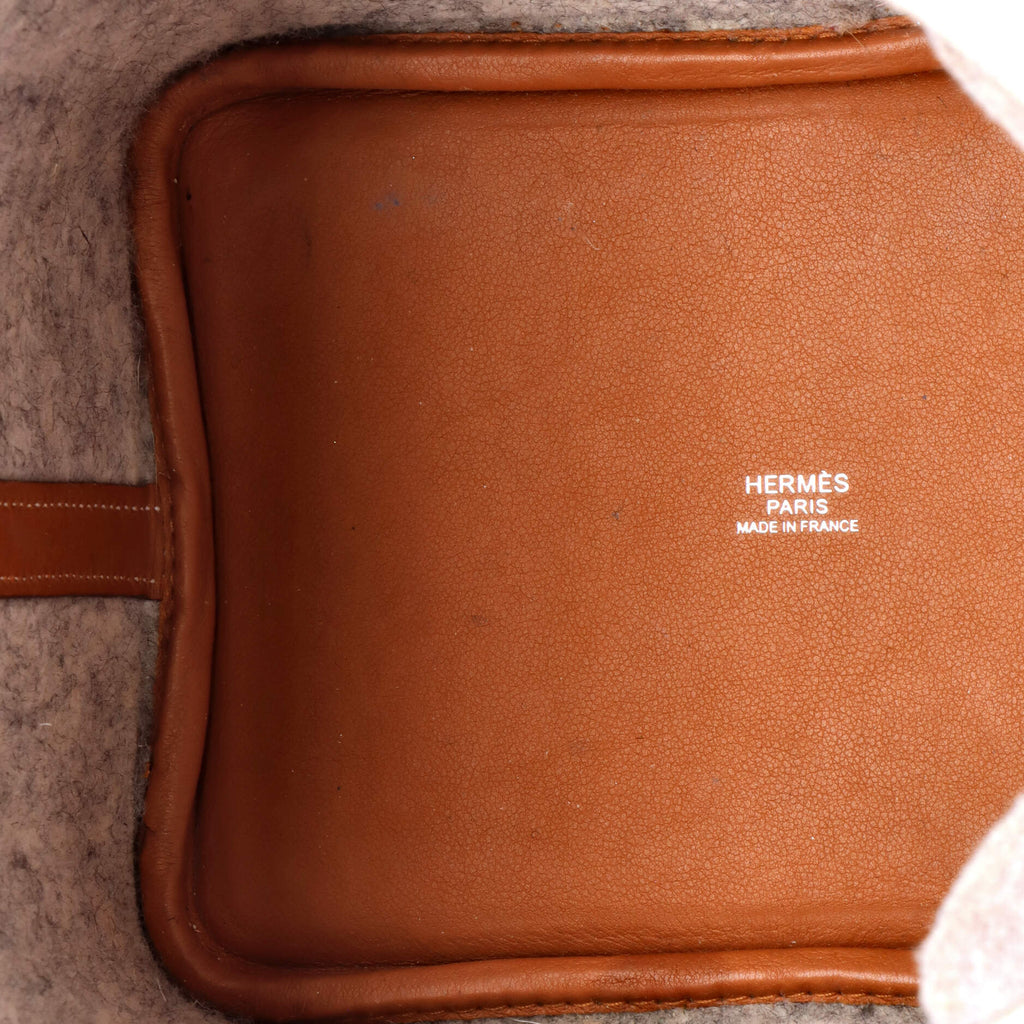 Picotin Lock Bag Felt with Leather PM