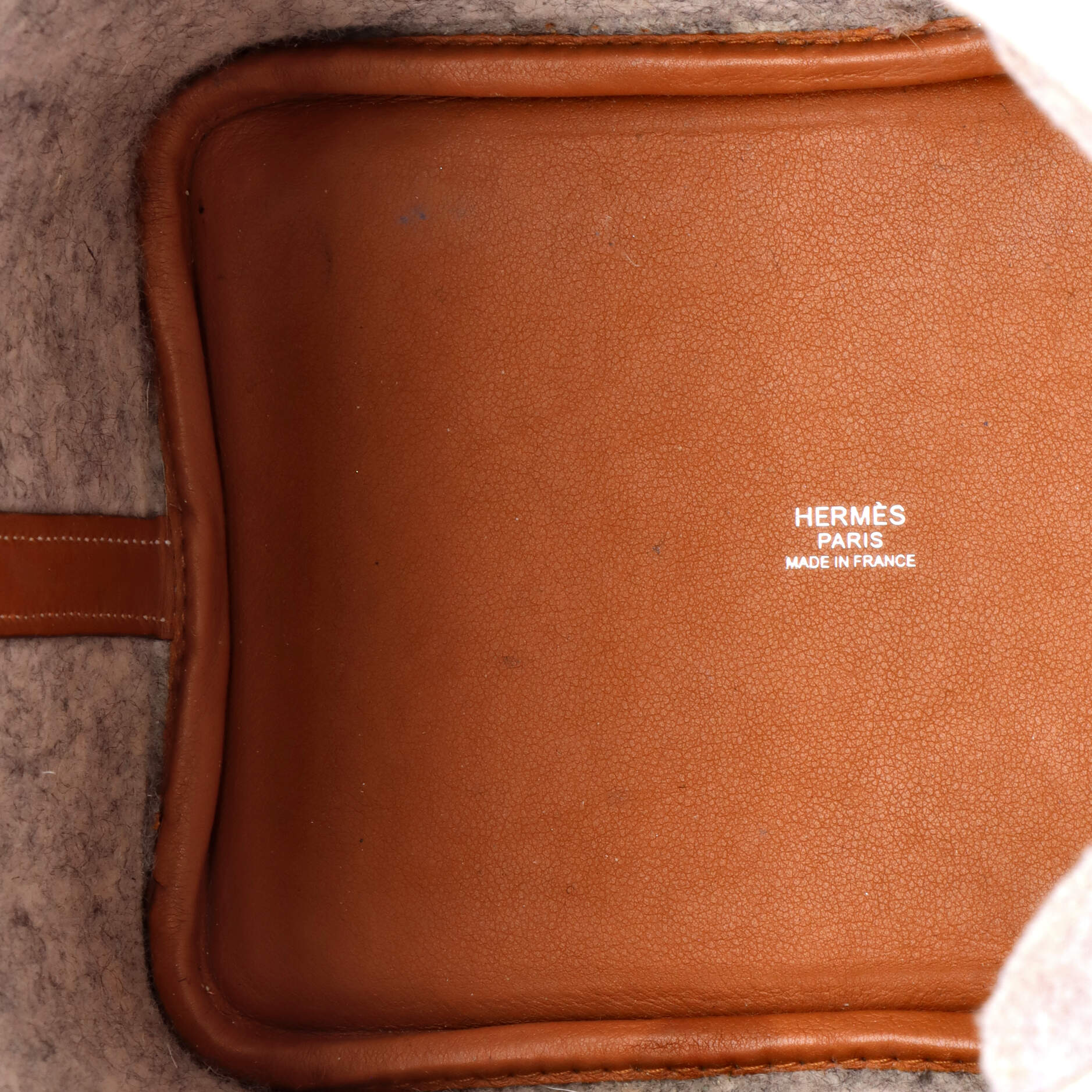 Picotin Lock Bag Felt with Leather PM