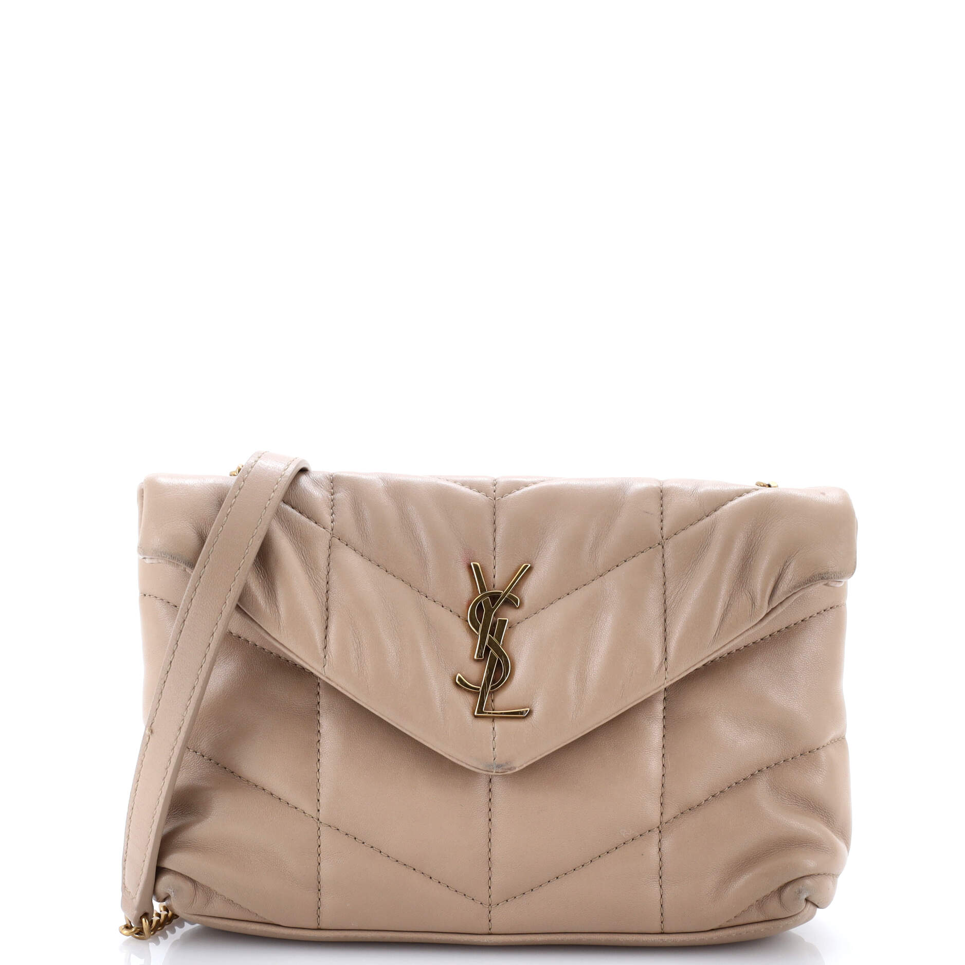 Loulou Puffer Shoulder Bag Quilted Leather Mini