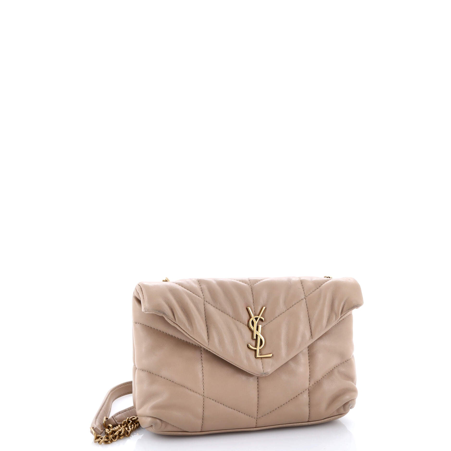 Loulou Puffer Shoulder Bag Quilted Leather Mini
