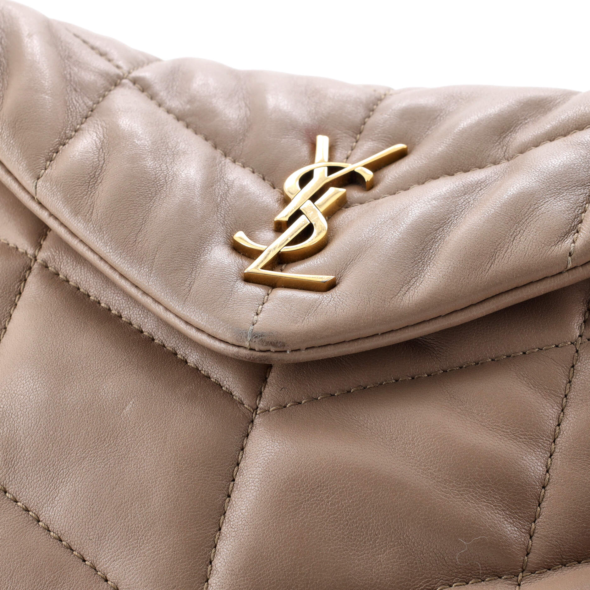 Loulou Puffer Shoulder Bag Quilted Leather Mini