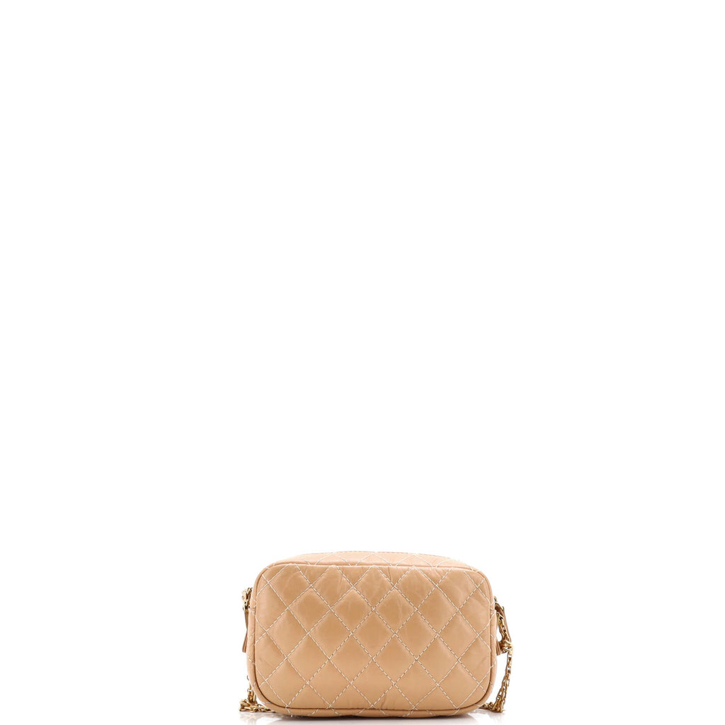 Reissue Camera Crossbody Bag Quilted Aged Calfskin Mini