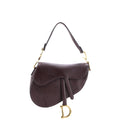 Saddle Handbag Leather Medium