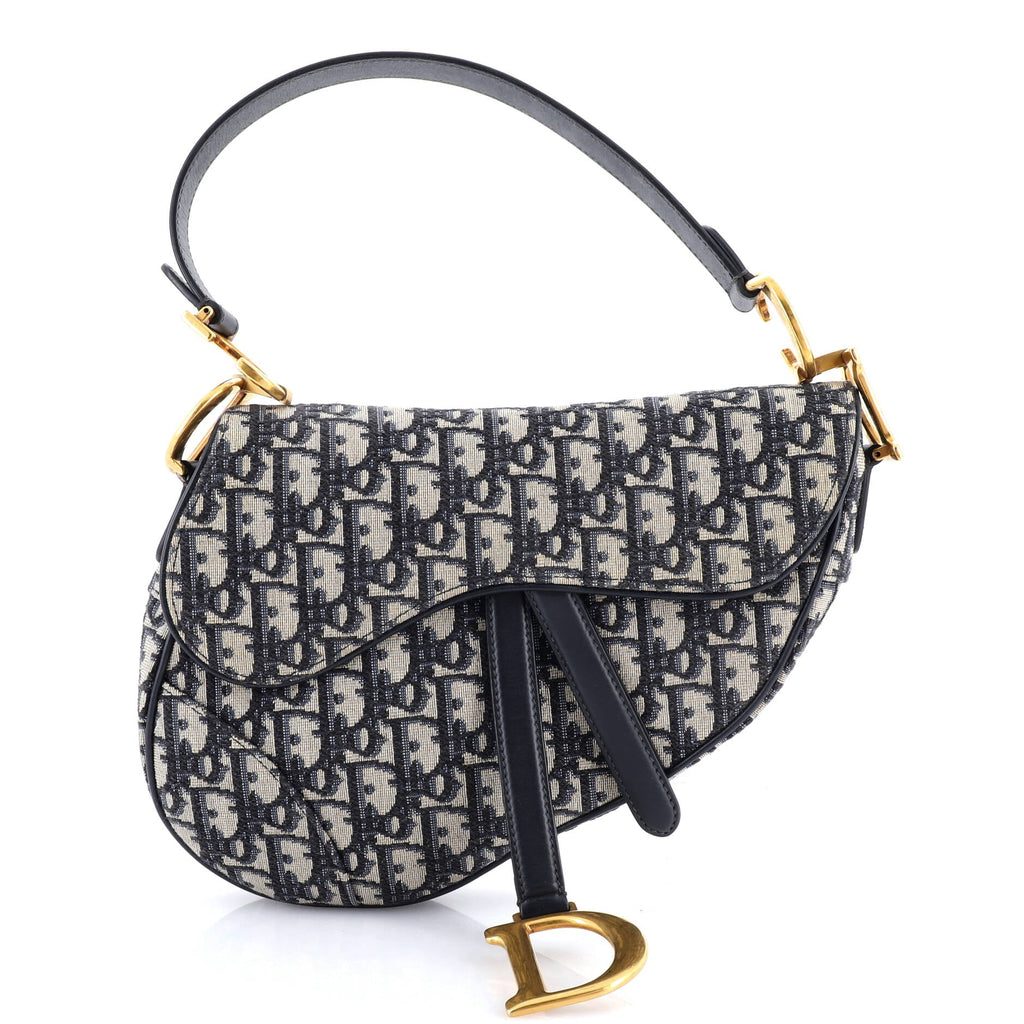 Saddle Handbag Oblique Canvas Medium