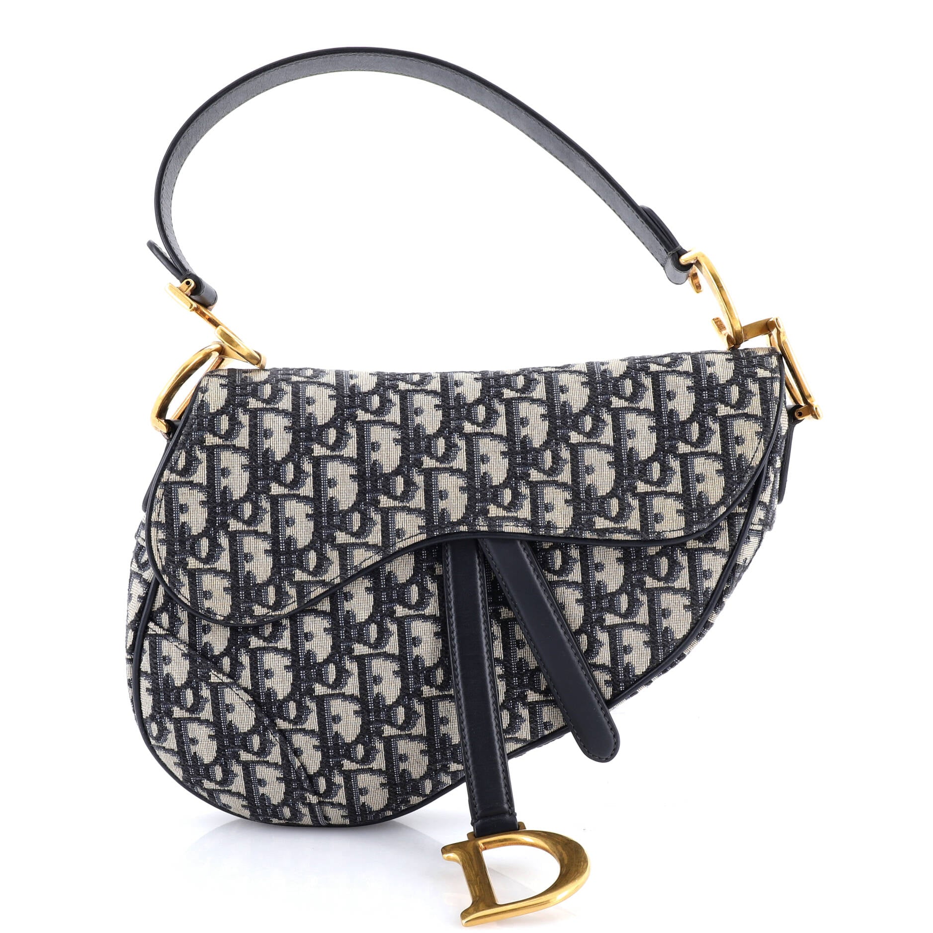 Saddle Handbag Oblique Canvas Medium