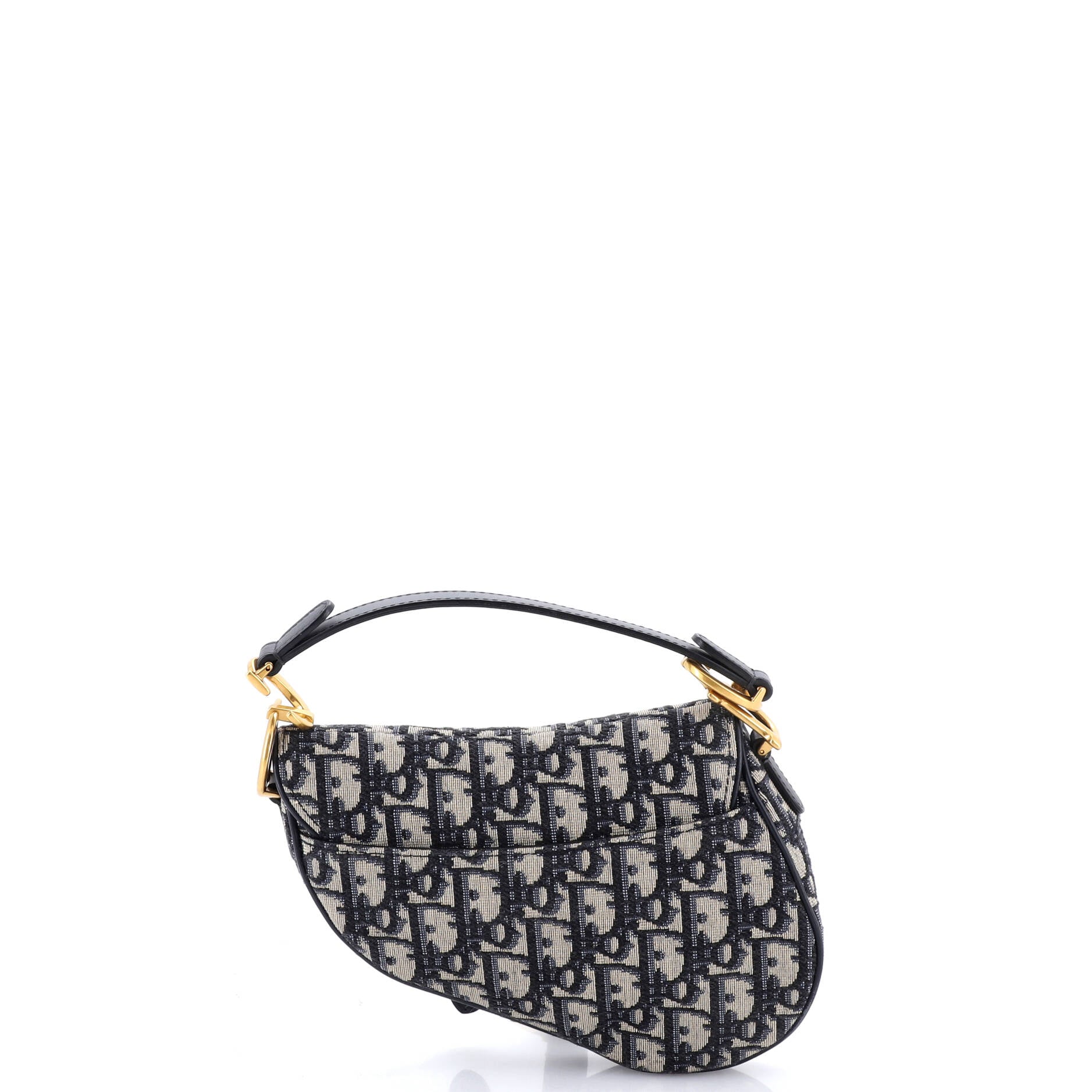 Saddle Handbag Oblique Canvas Mini