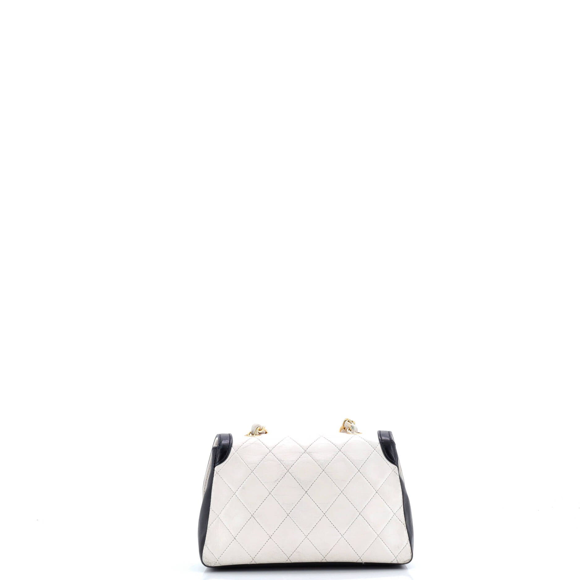 Vintage CC Chain Flap Bag Quilted Lambskin Mini