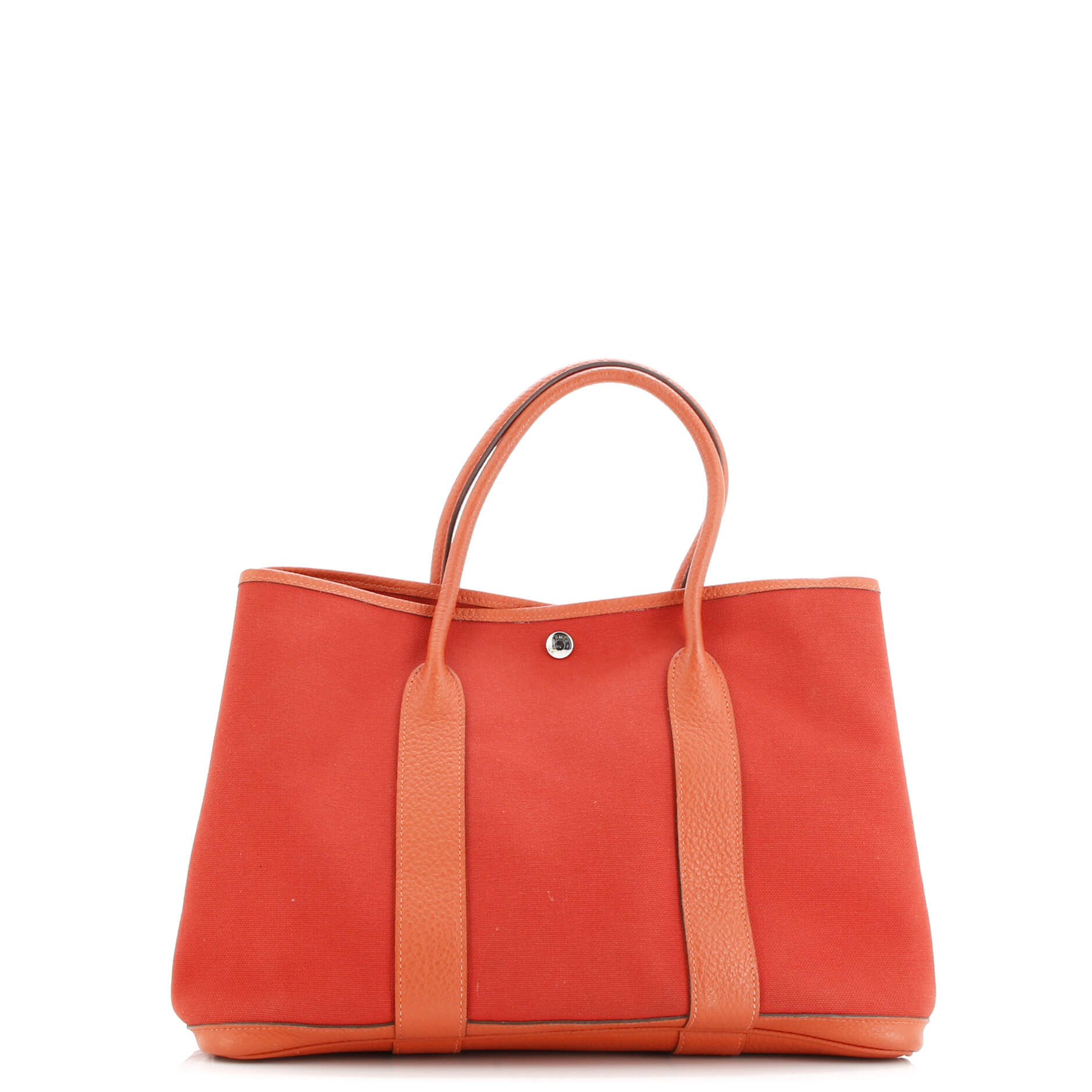 Garden Party Tote Toile and Leather 36
