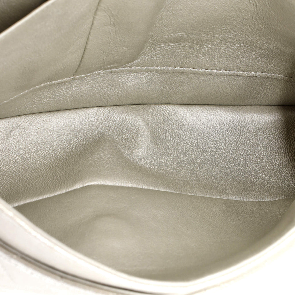 Classic Double Flap Bag Quilted Metallic Lambskin Medium