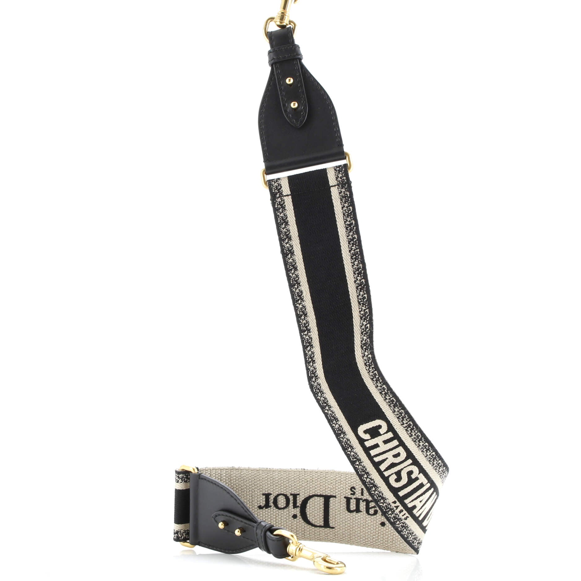 Logo Shoulder Strap Embroidered Canvas