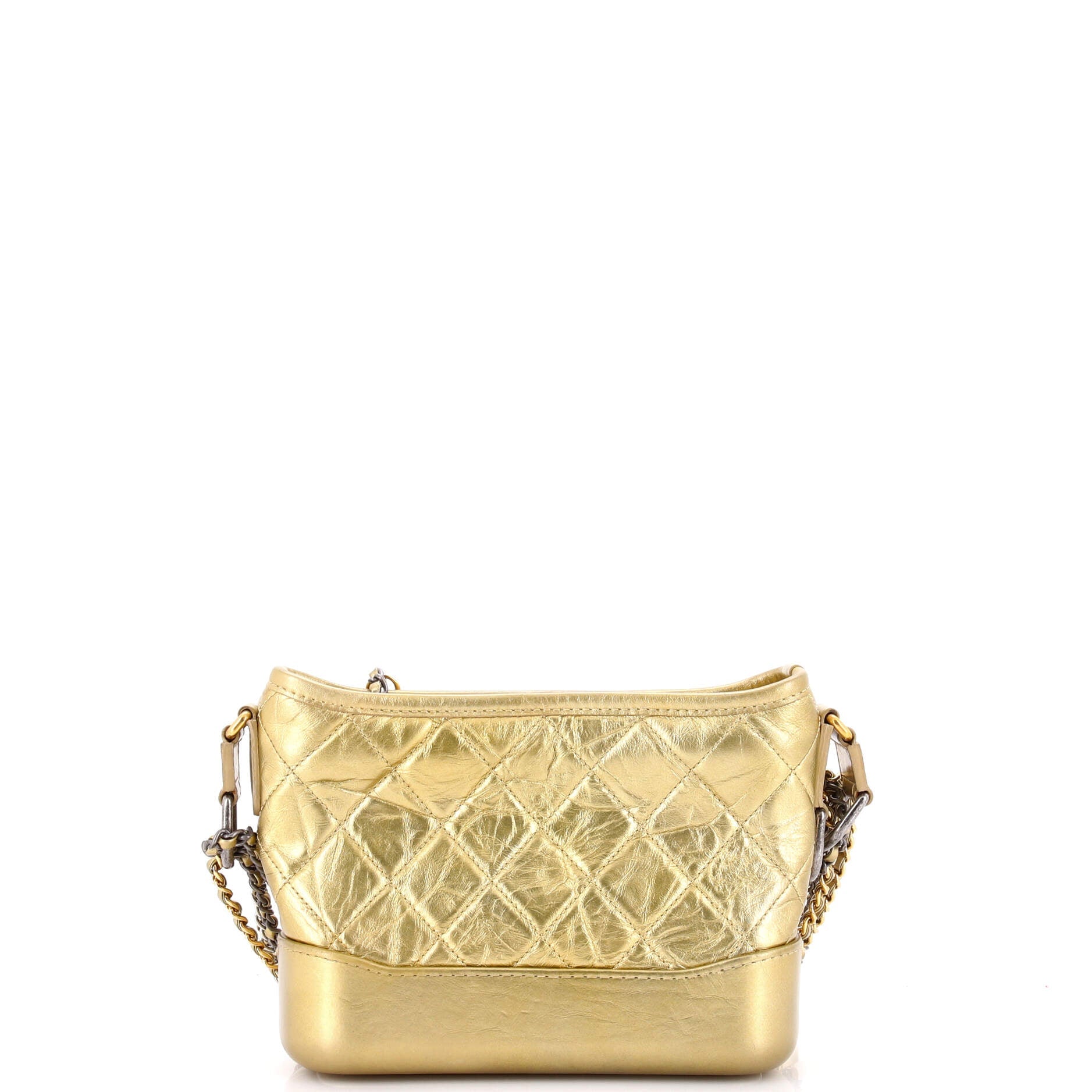 Gabrielle Hobo Quilted Aged Calfskin Small