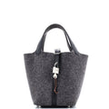Picotin Lock Bag Felt with Leather PM