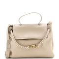 Ciao Ciao Top Handle Bag Leather with Intrecciato Detail Medium