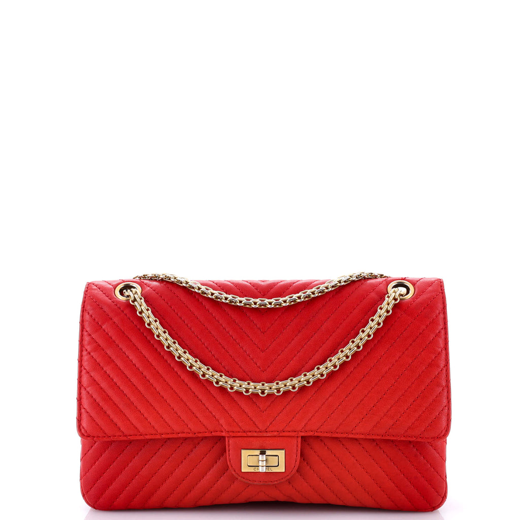 Reissue 2.55 Flap Bag Chevron Sheepskin 226