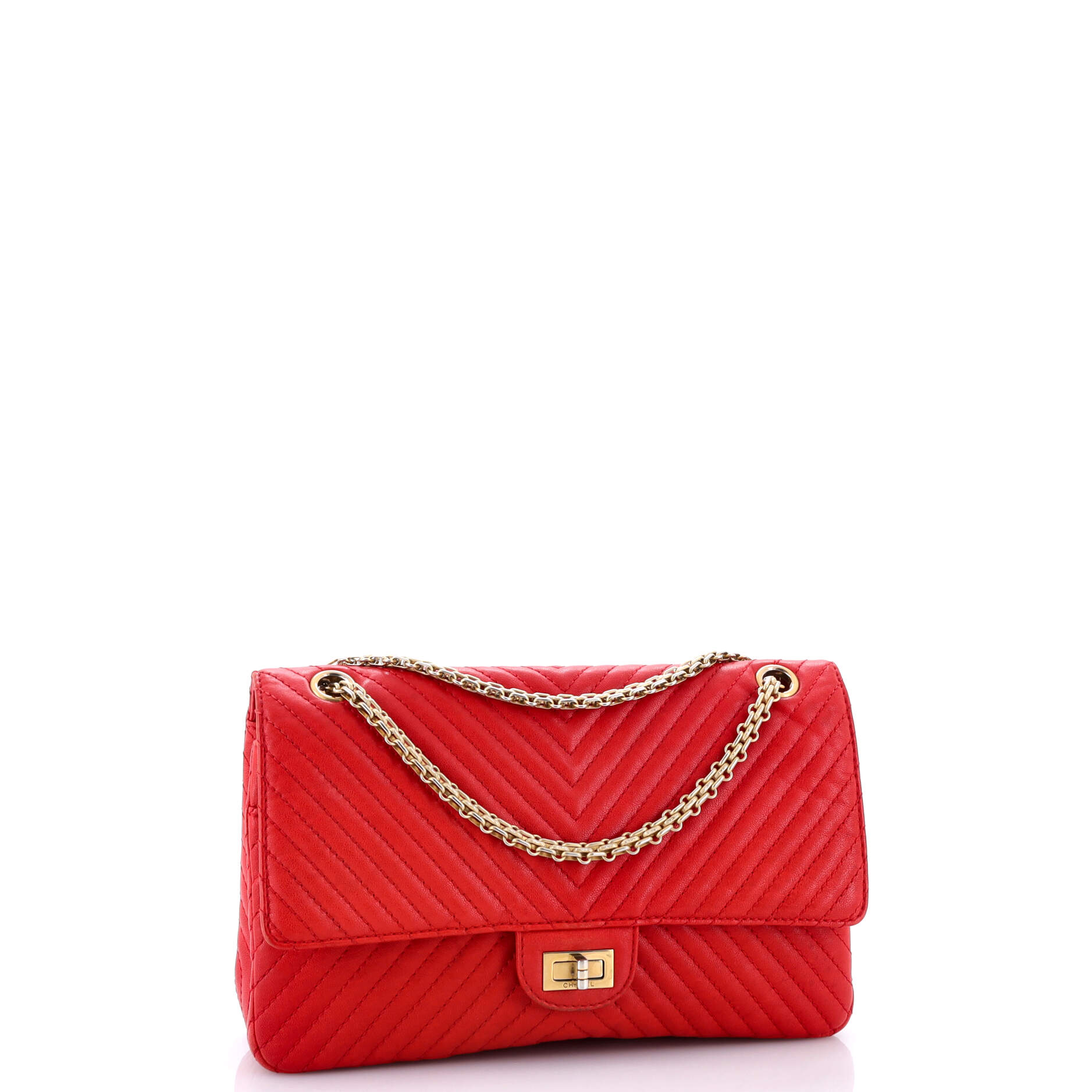 Reissue 2.55 Flap Bag Chevron Sheepskin 226