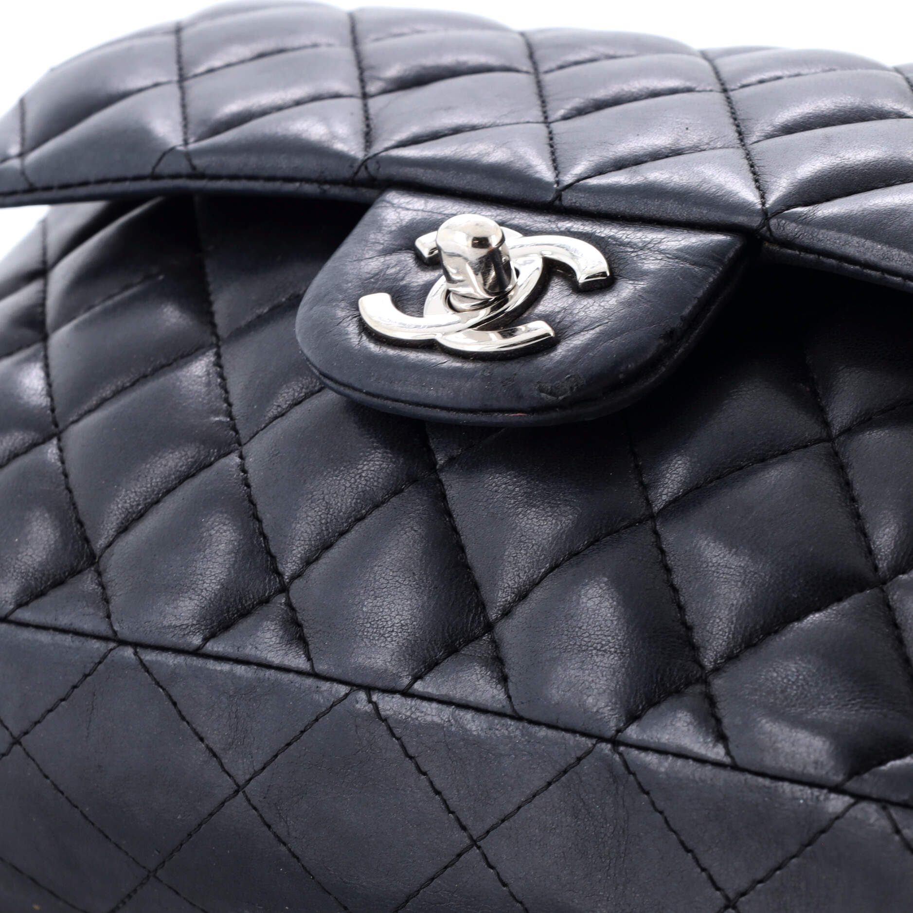Classic Double Flap Bag Quilted Lambskin Small