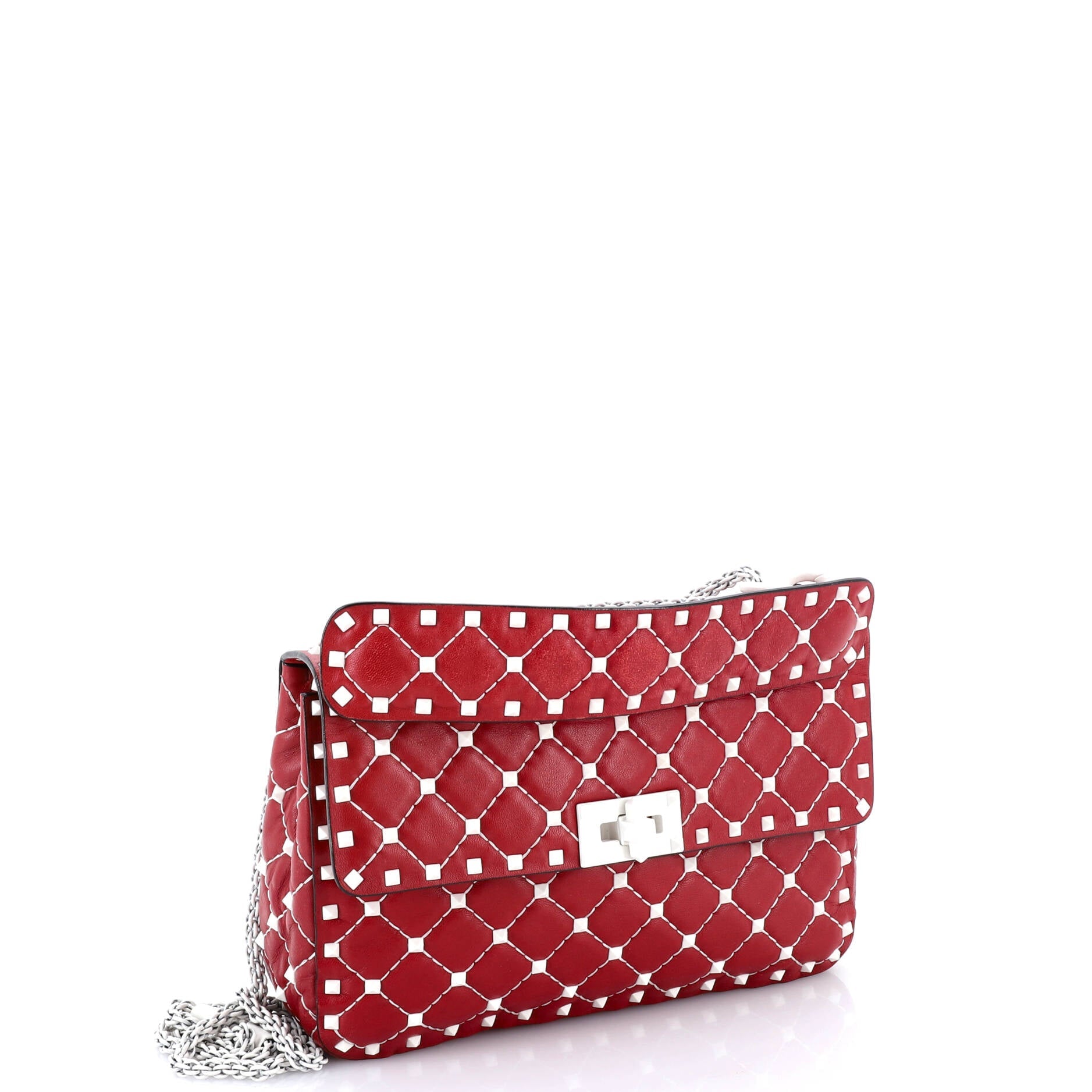 Rockstud Spike Flap Bag Quilted Leather Medium
