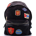 City Backpack Patch Embellished Canvas Medium