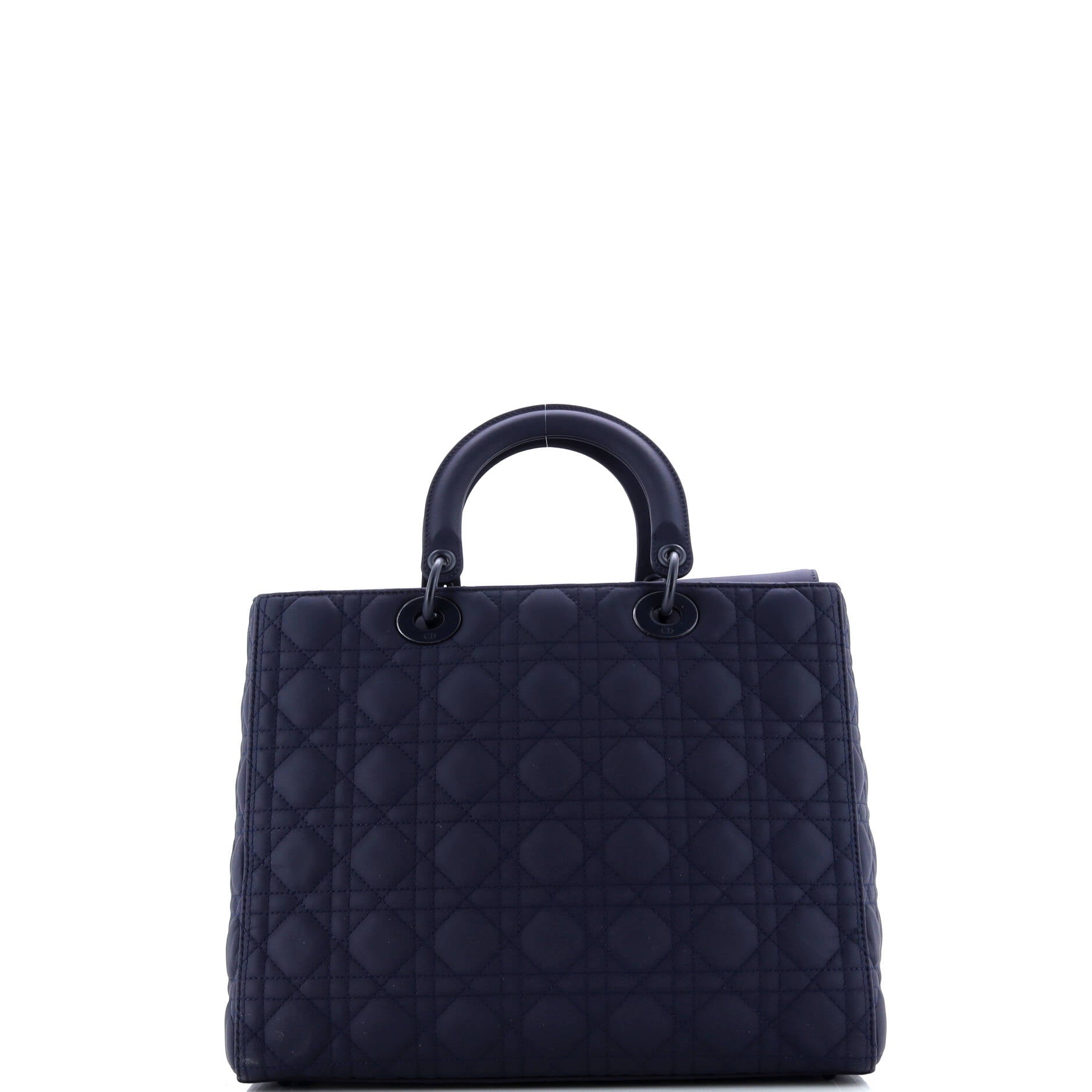 Ultra Matte Lady Dior Bag Cannage Quilt Calfskin Large