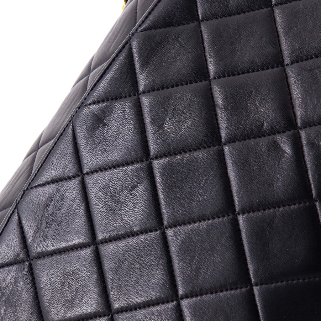 Vintage Square CC Flap Bag Quilted Lambskin Medium