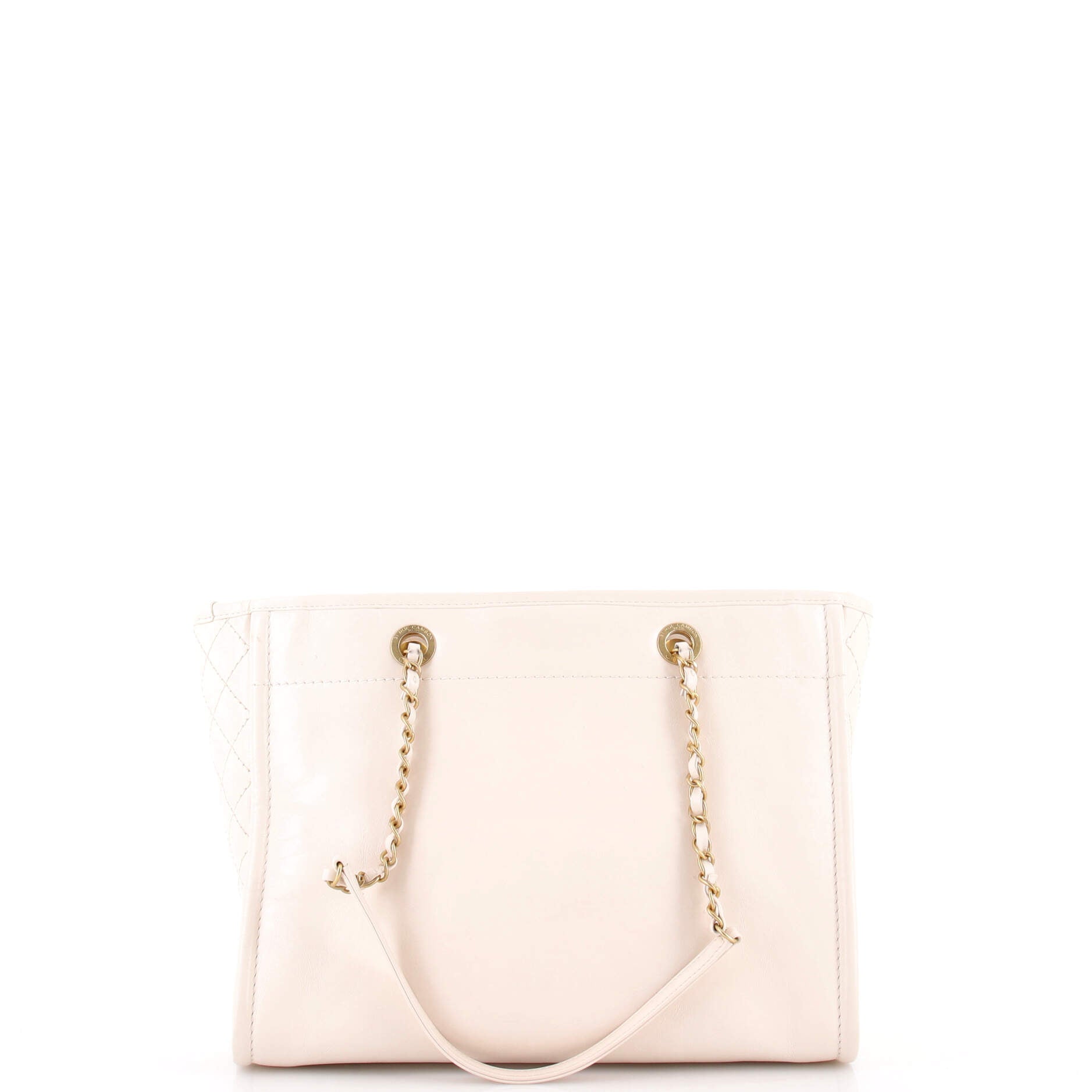 Deauville Tote Embellished Shiny Calfskin Small