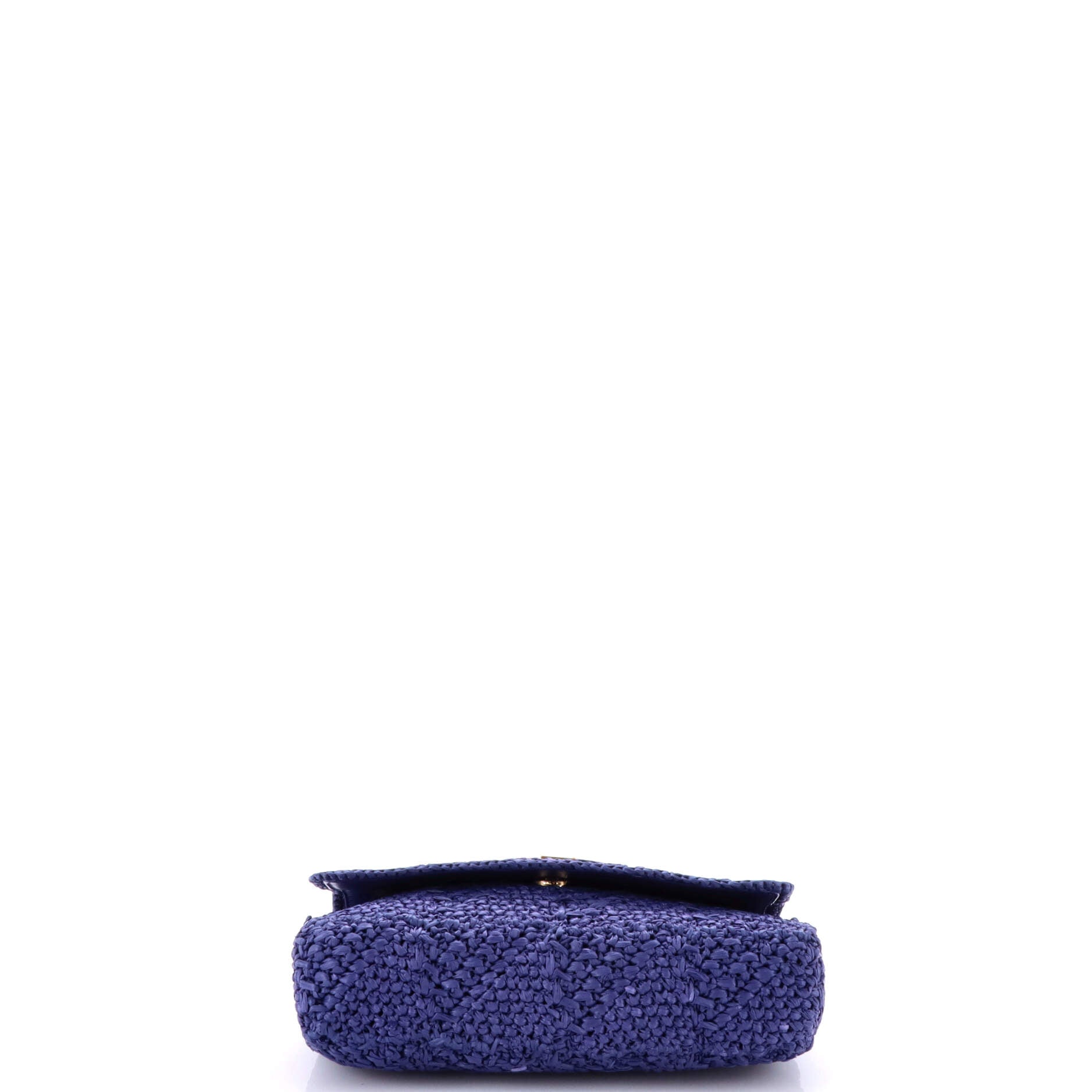 Jamie Flap Bag Crochet Raffia Medium
