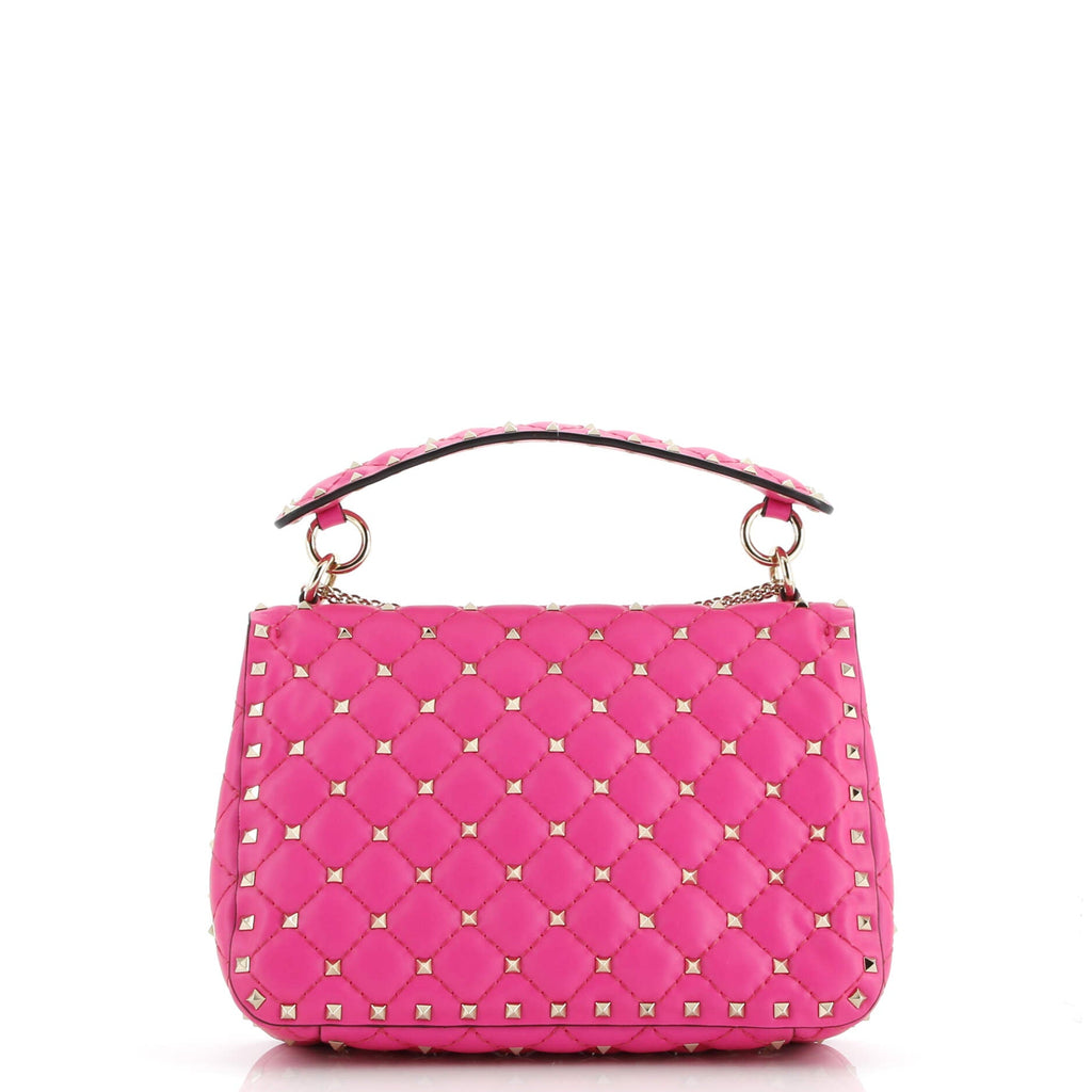 Rockstud Spike Flap Bag Quilted Leather Medium