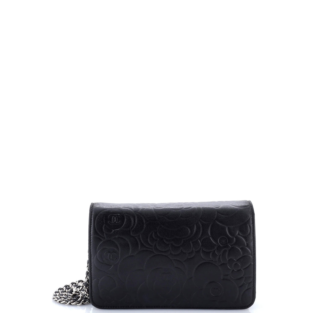Wallet on Chain Camellia Lambskin