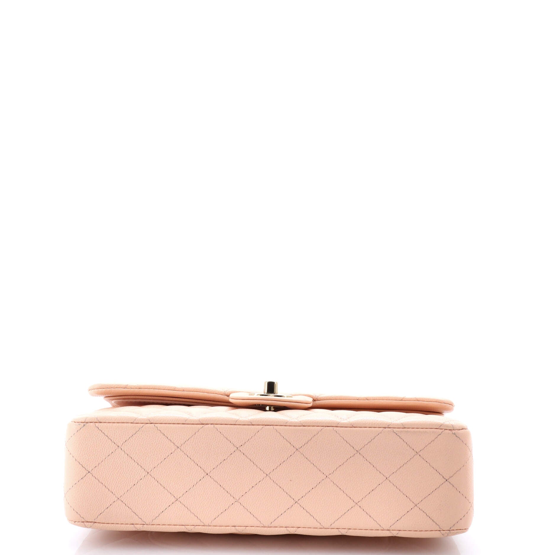 Classic Double Flap Bag Quilted Caviar Medium