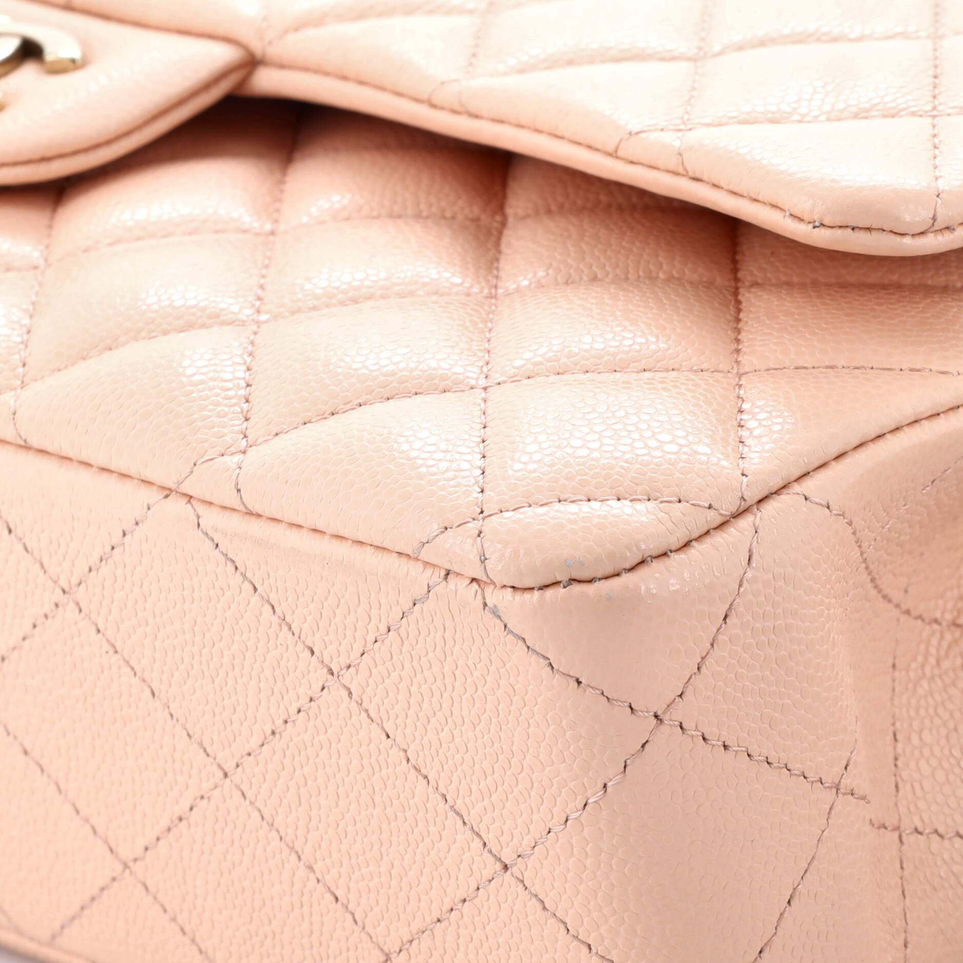Classic Double Flap Bag Quilted Caviar Medium