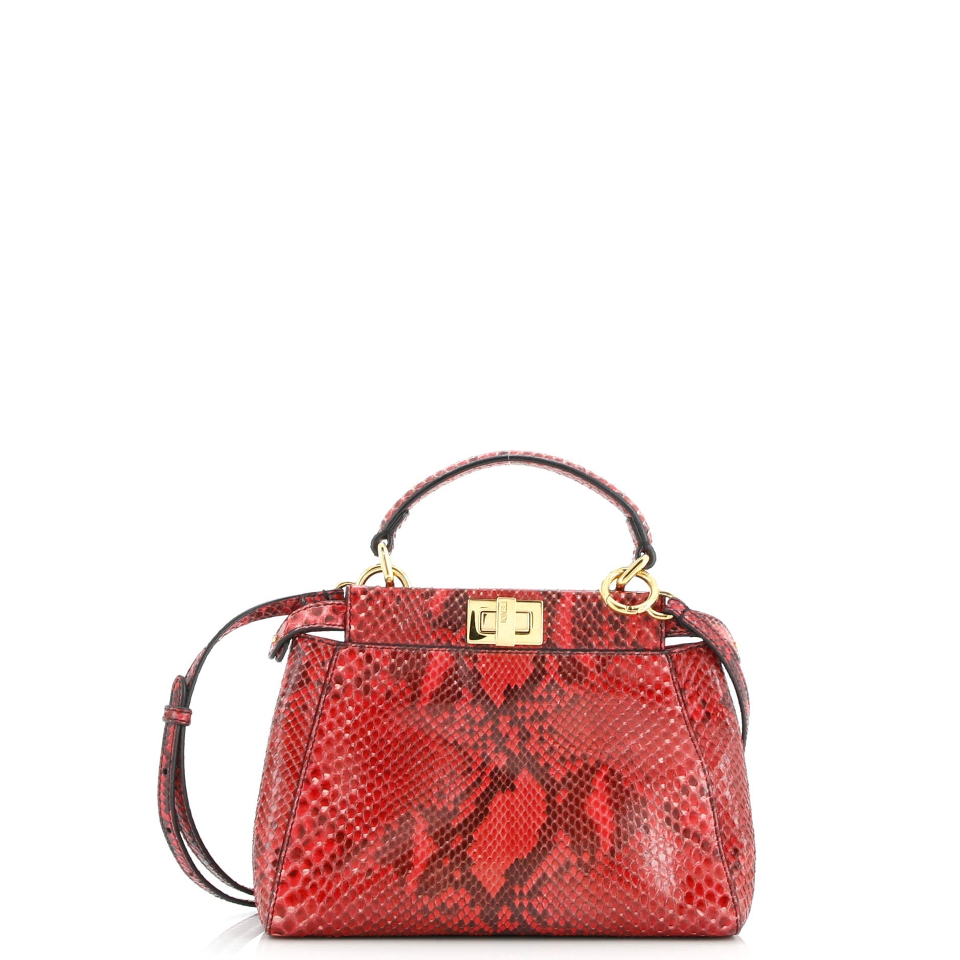Peekaboo Bag Python Mini