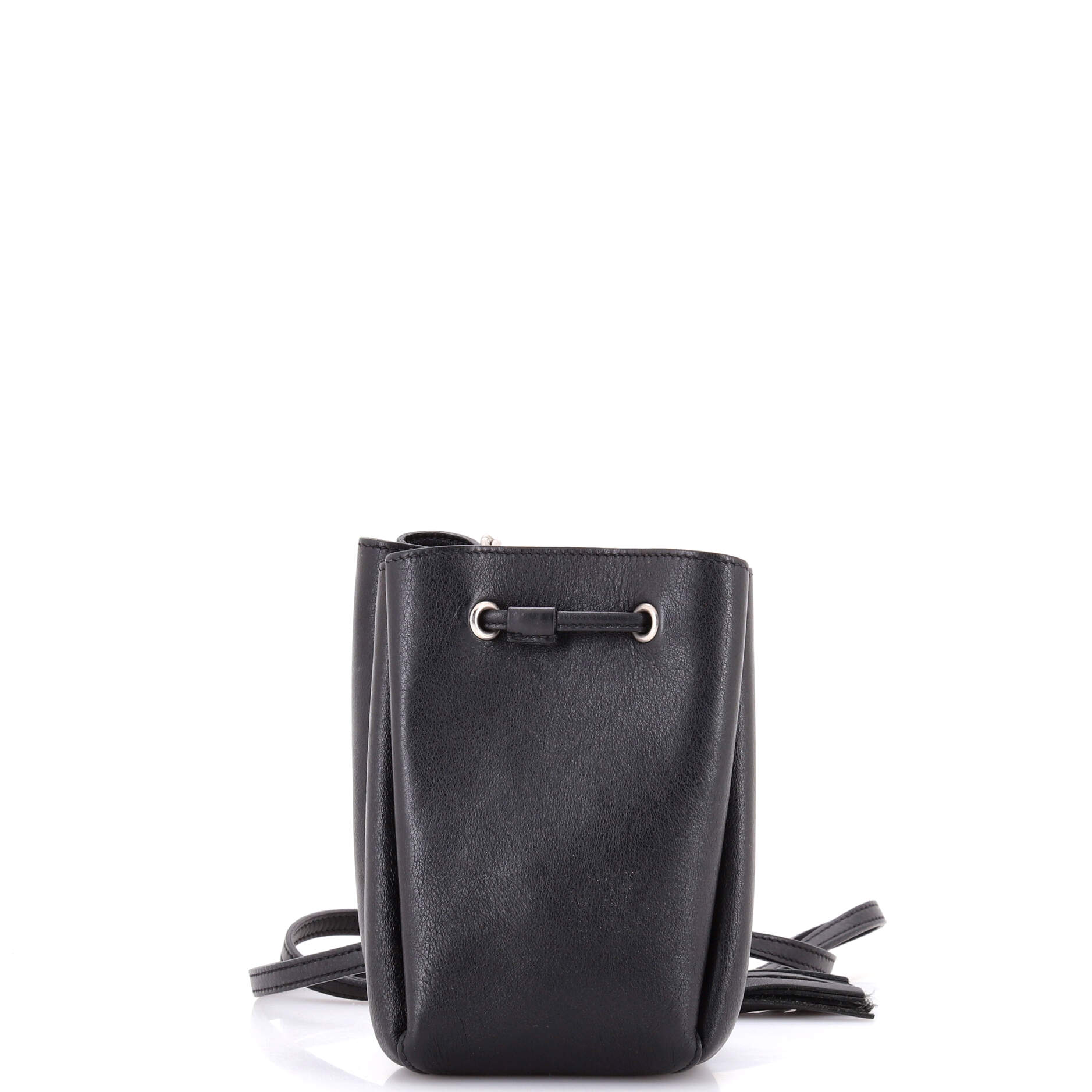 Monogram Bourse Bucket Bag Embellished Leather Mini