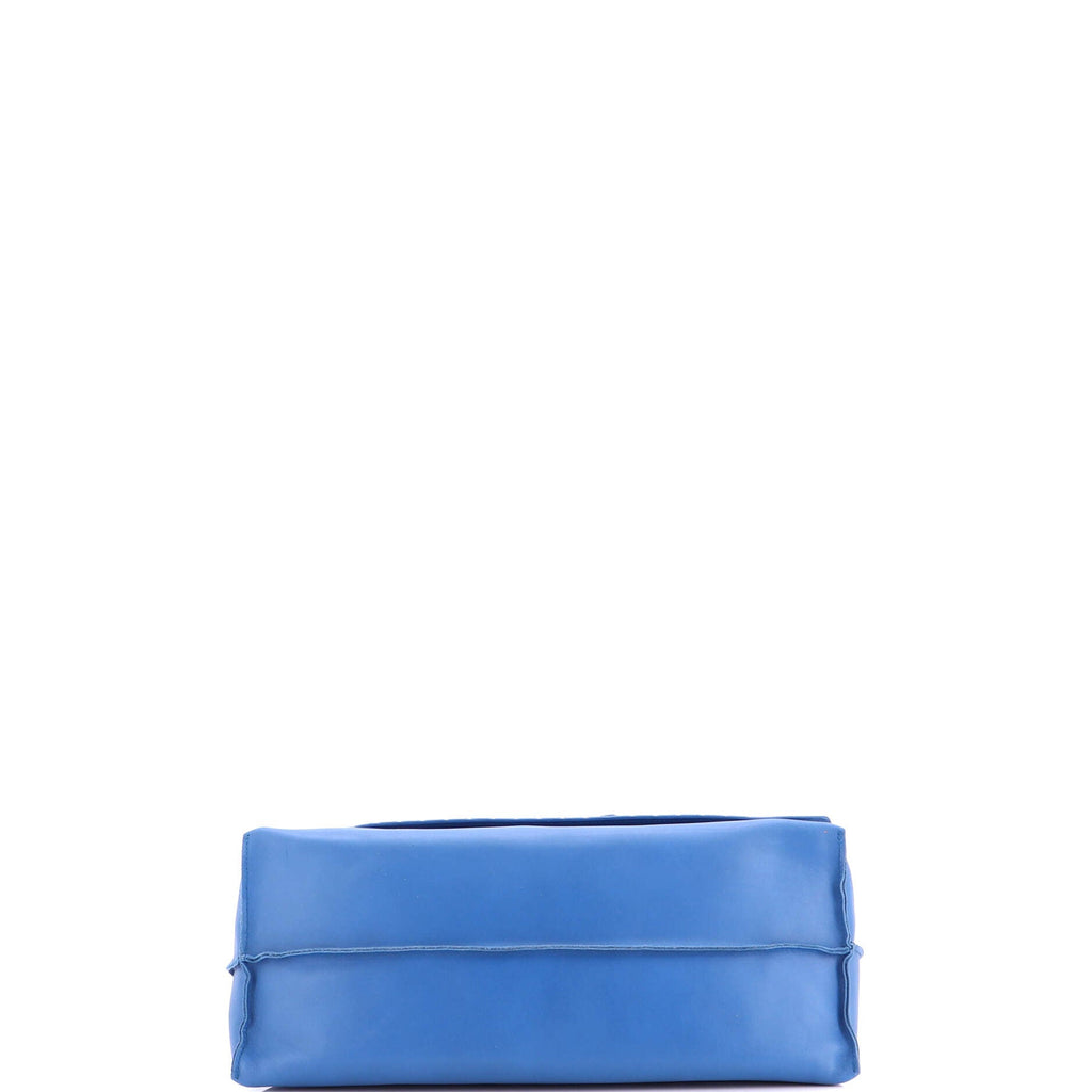 Square Panelled Messenger Bag Intrecciato Nappa Large