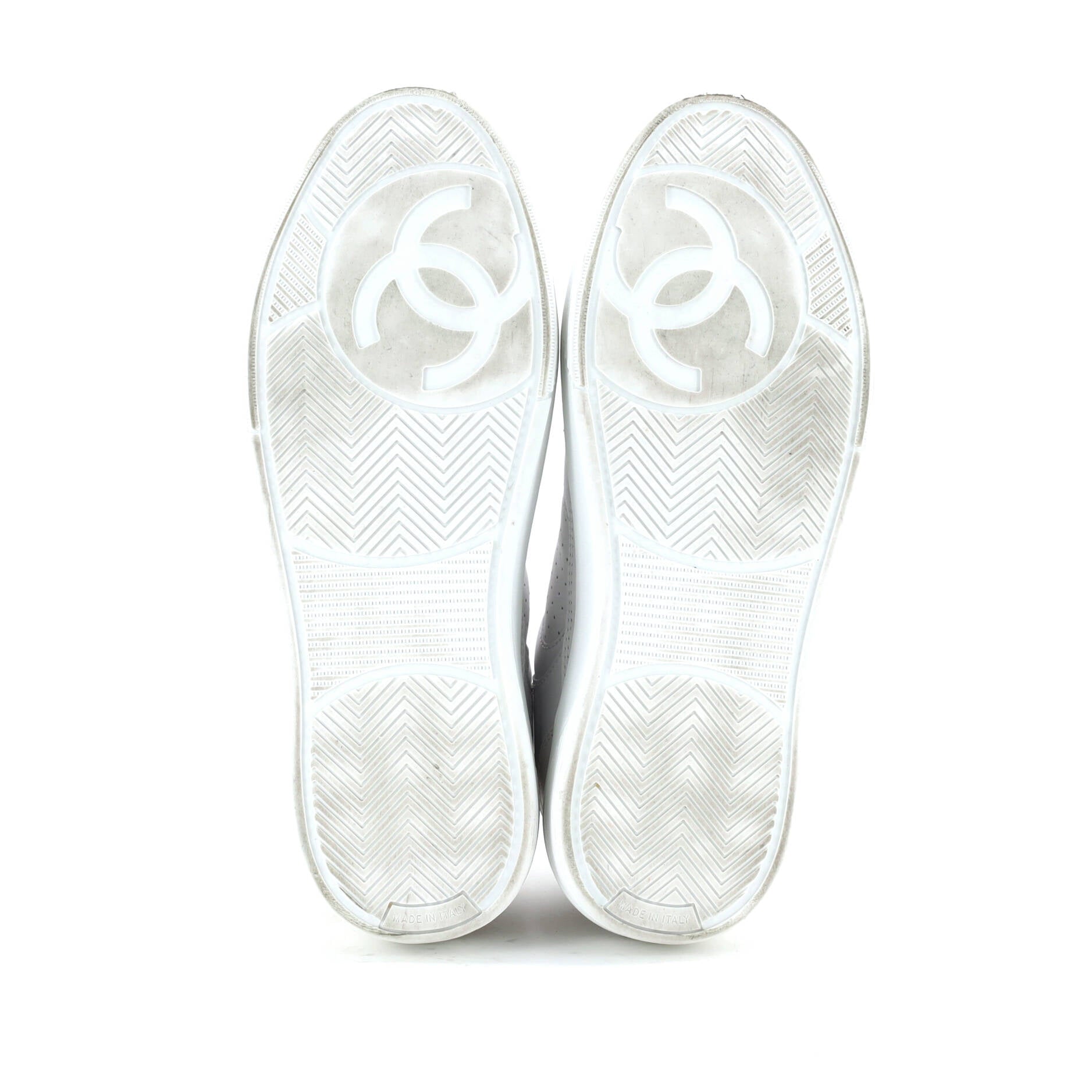 Women's CC Low-Top Sneakers Perforated Leather
