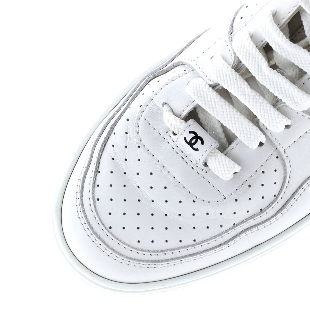 Women's CC Low-Top Sneakers Perforated Leather