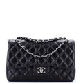 Classic Double Flap Bag Quilted Lambskin Jumbo