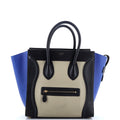 Tricolor Luggage Bag Leather Mini