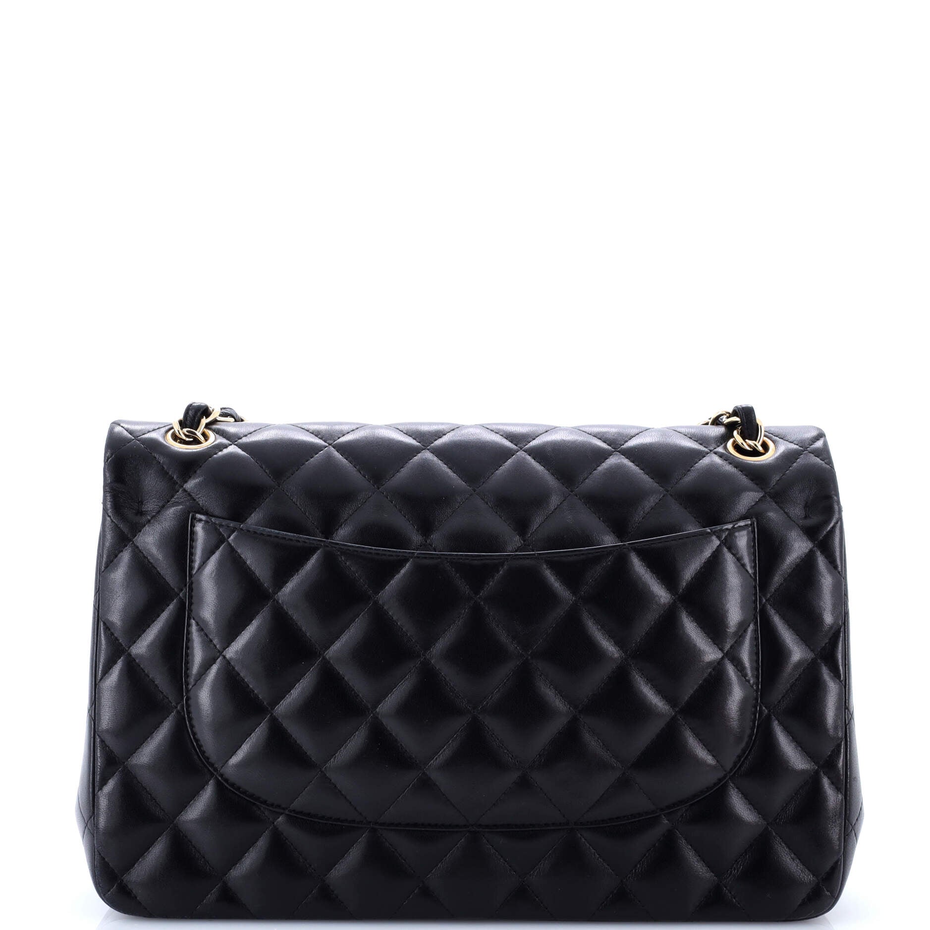 Classic Double Flap Bag Quilted Lambskin Jumbo