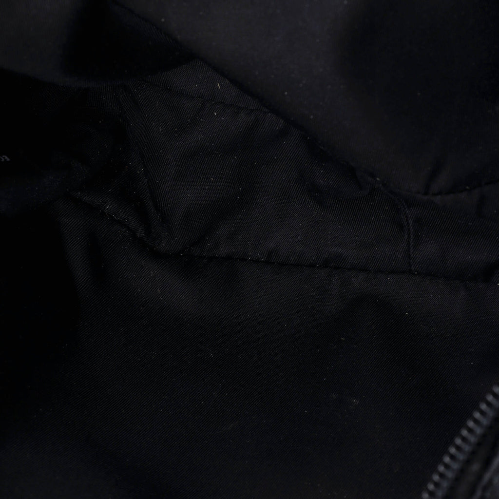 Front Pocket Belt Bag Re-Nylon with Saffiano Leather