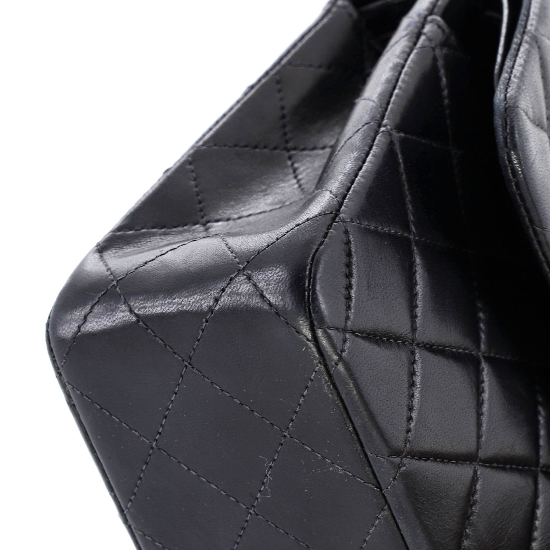 Vintage Classic Double Flap Bag Quilted Lambskin Medium