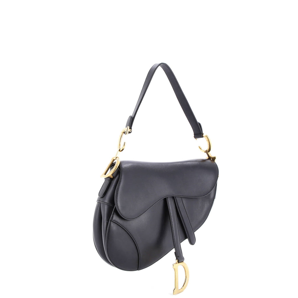 Saddle Handbag Leather Medium