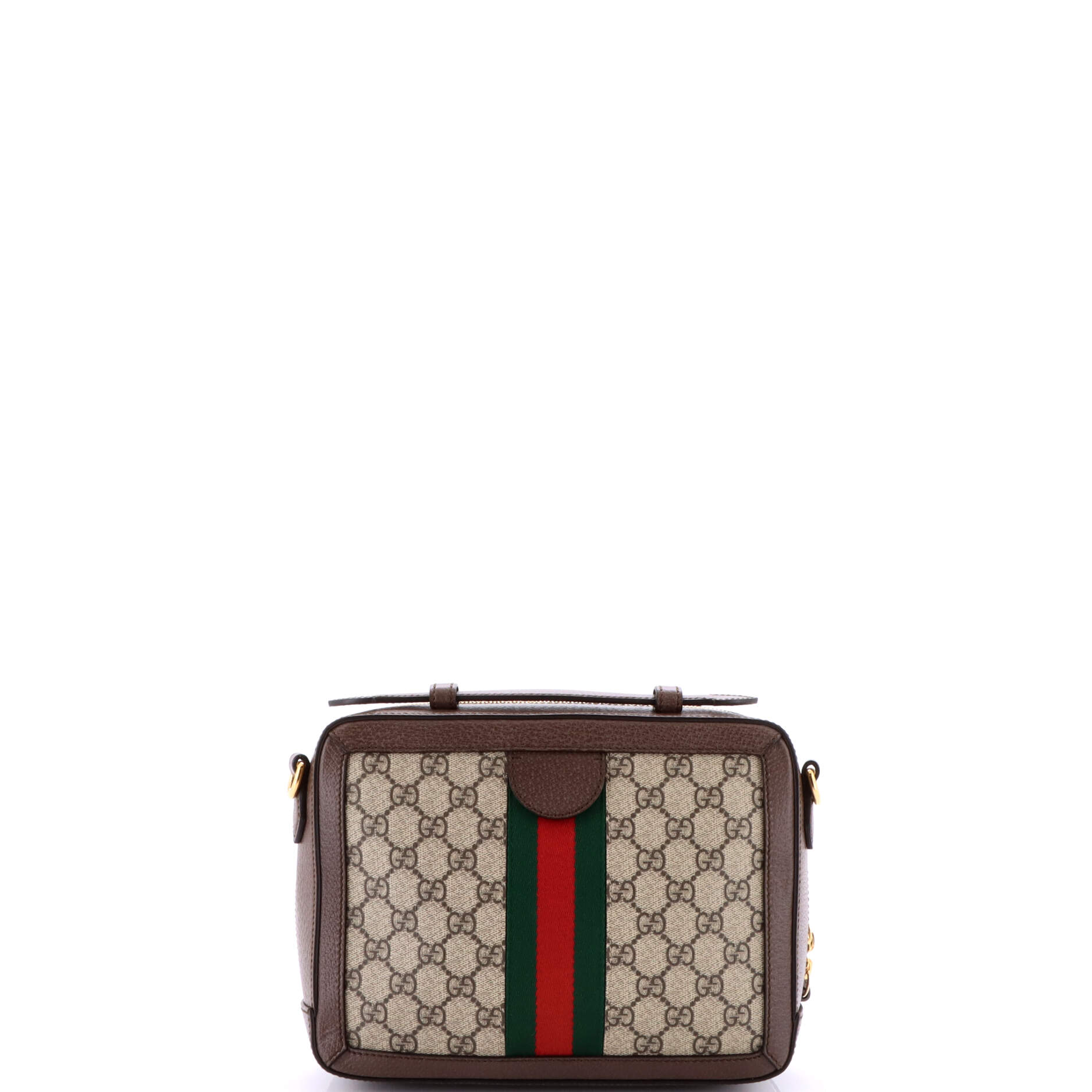 Ophidia Zip Around Camera Bag GG Coated Canvas Small