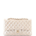 Classic Double Flap Bag Quilted Iridescent Calfskin Medium