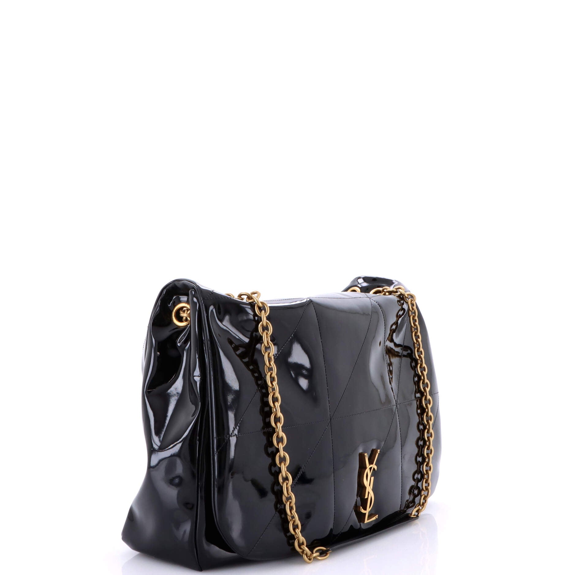Jamie 4.3 Shoulder Bag Quilted Patent Large