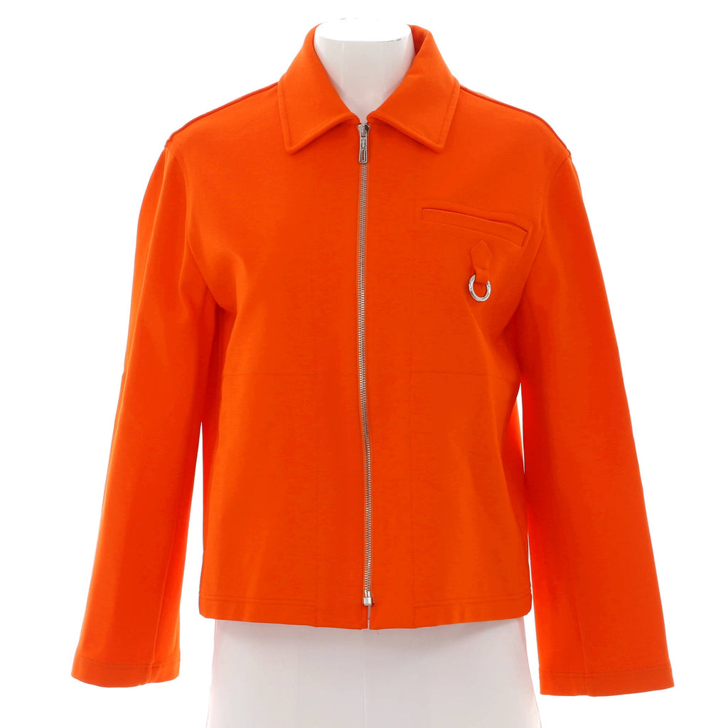 Women's One Pocket Zip Up Jacket Viscose Blend