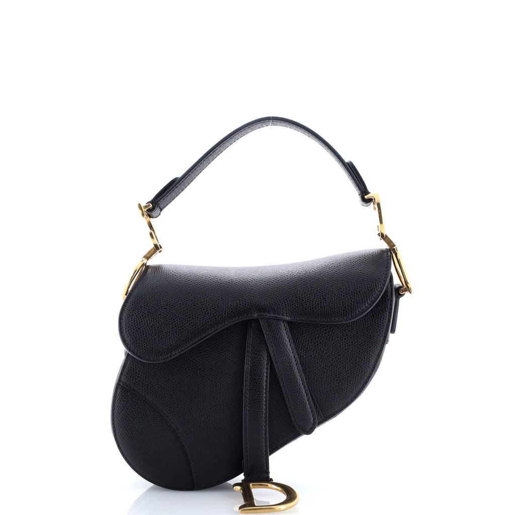 Saddle Handbag Leather Mini