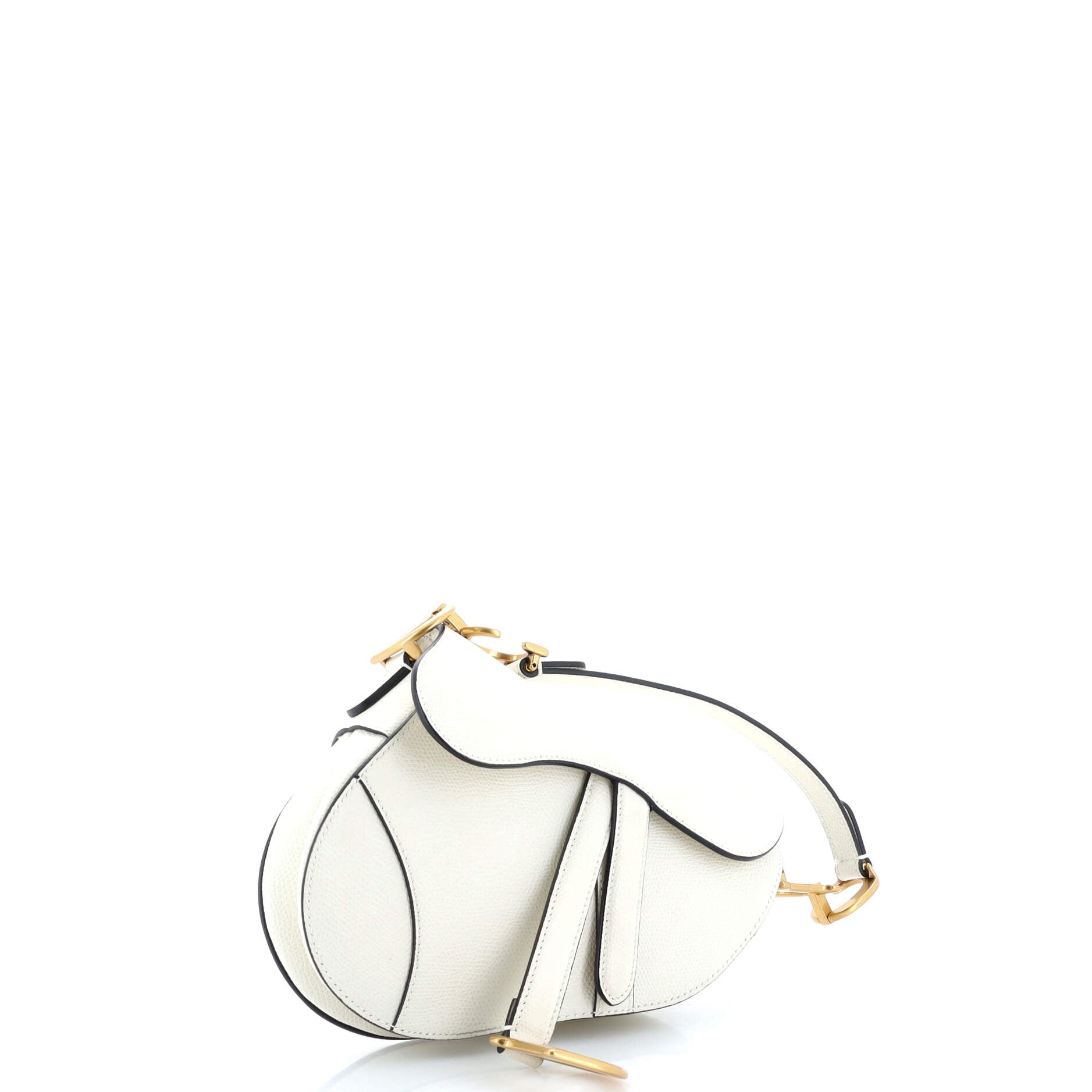 Saddle Handbag Leather Mini