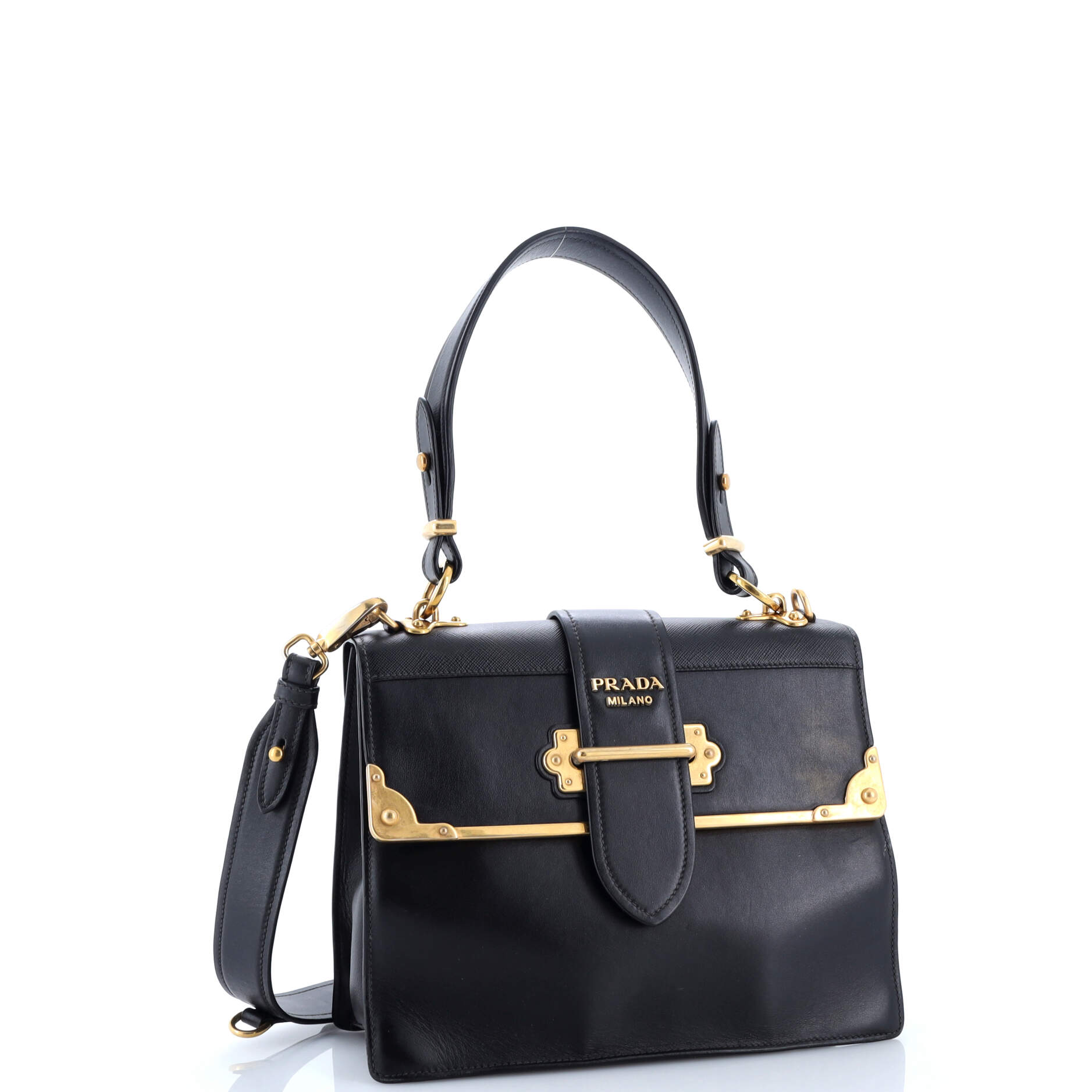 Cahier Convertible Shoulder Bag City Calf and Saffiano Medium