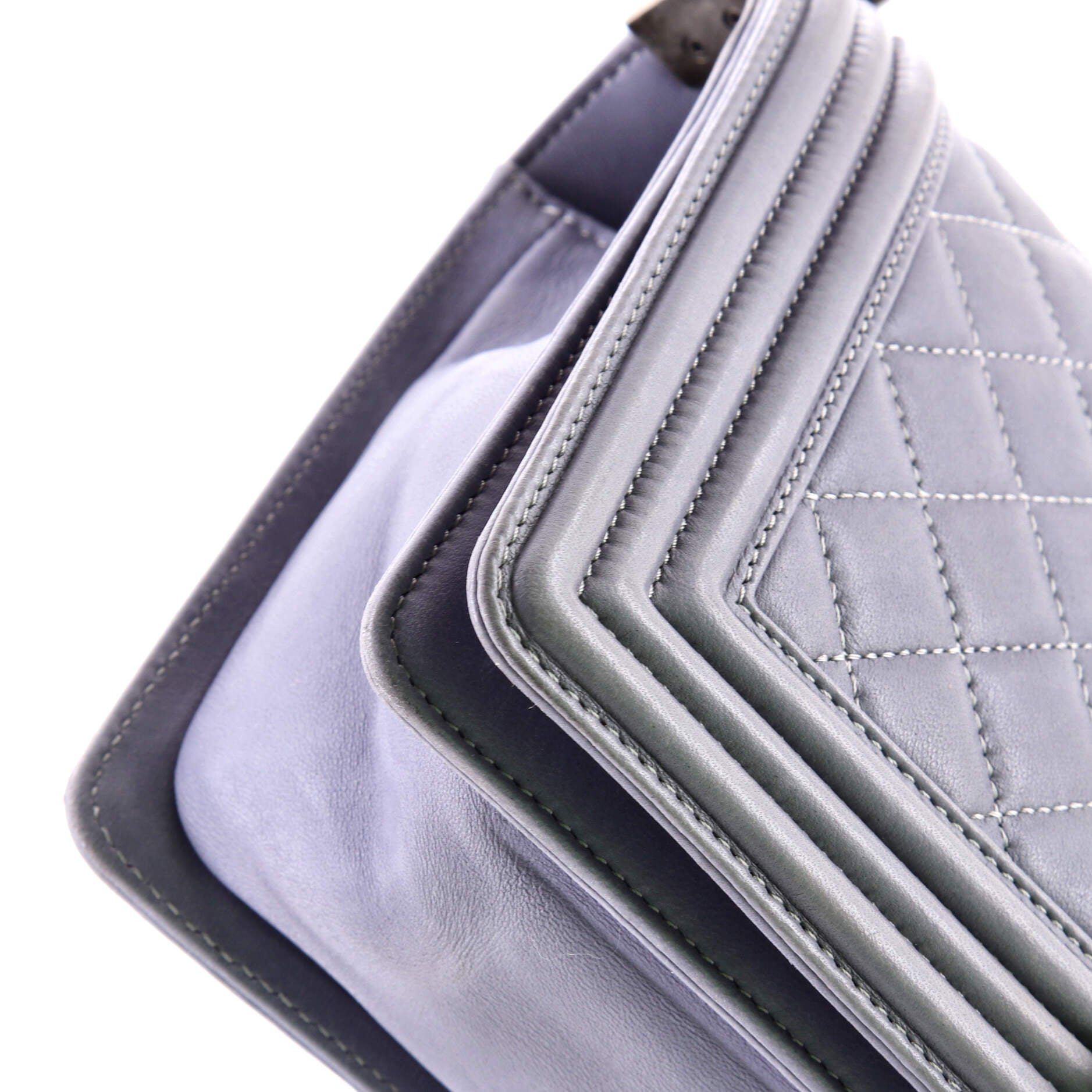 Boy Flap Bag Quilted Lambskin Old Medium