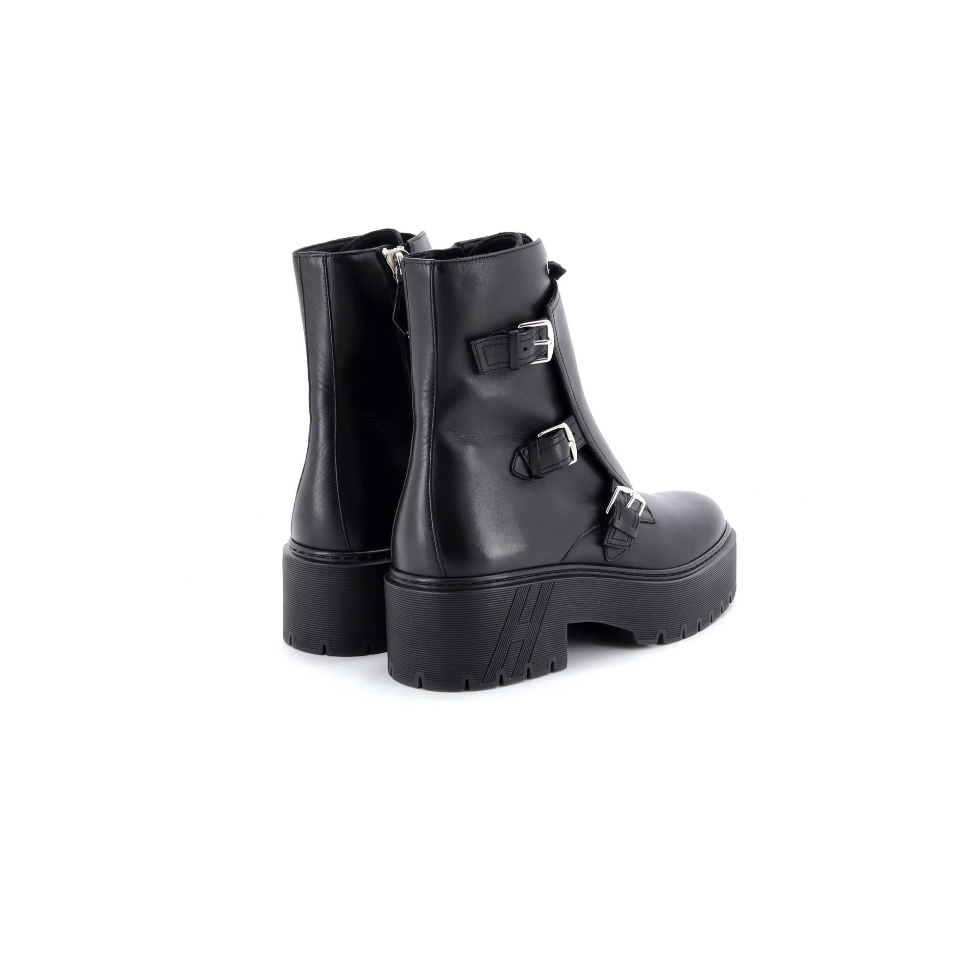 Men's Hoodie Ankle Boots Leather